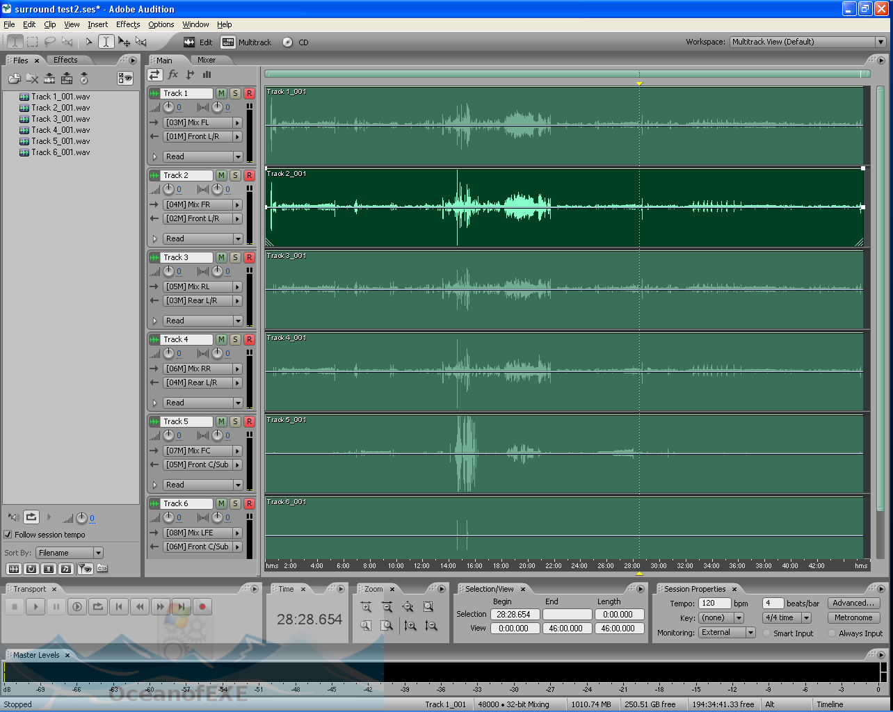 Adobe audition video editing