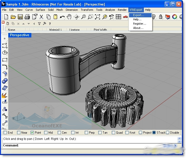 Rhinoceros 4.0 with SR7 and RhinoCAM 2.0 (Works with Win7) - KL