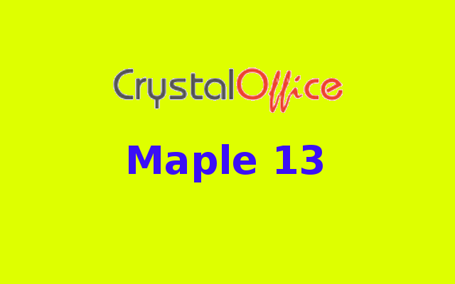 Maple 13 Free Download